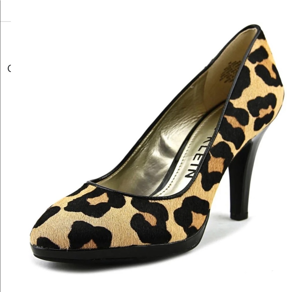 Leopard Print Women's Pump - Tan and Black High Heel
